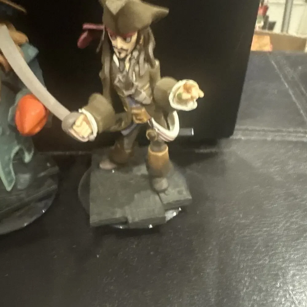 Disney Infinity Marvel & Pirates Figure Lot Black Widow Jack Sparrow Toy